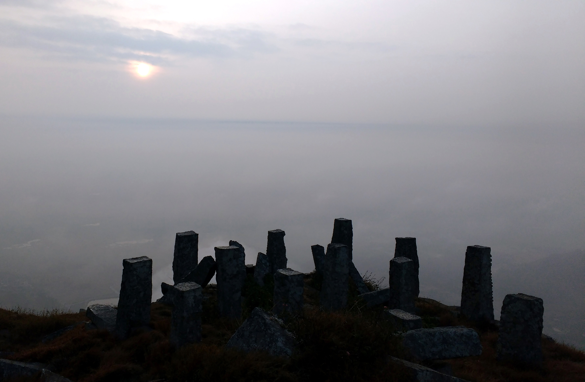 Sunrise at Skandagiri Hills